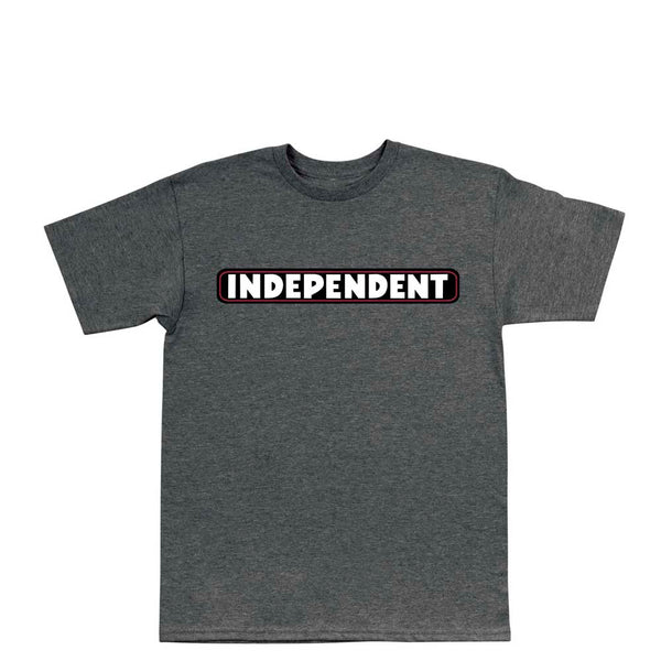 Independent Trucks Bar Logo T-Shirt heather grey
