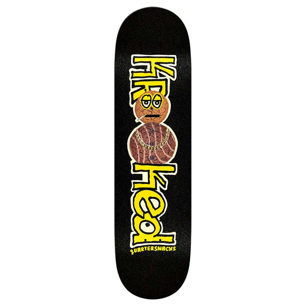 Krooked Skateboards x Quarter Snacks Snack Man Deck