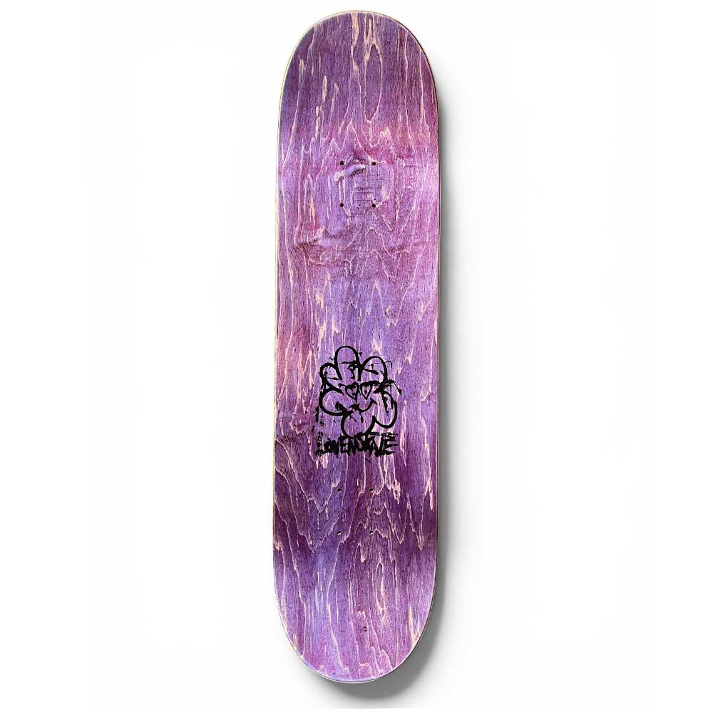 Lovenskate Flower Logo Deck 8.38 top