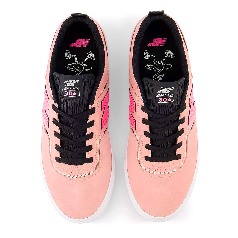 New Balance Numeric 306 pink above