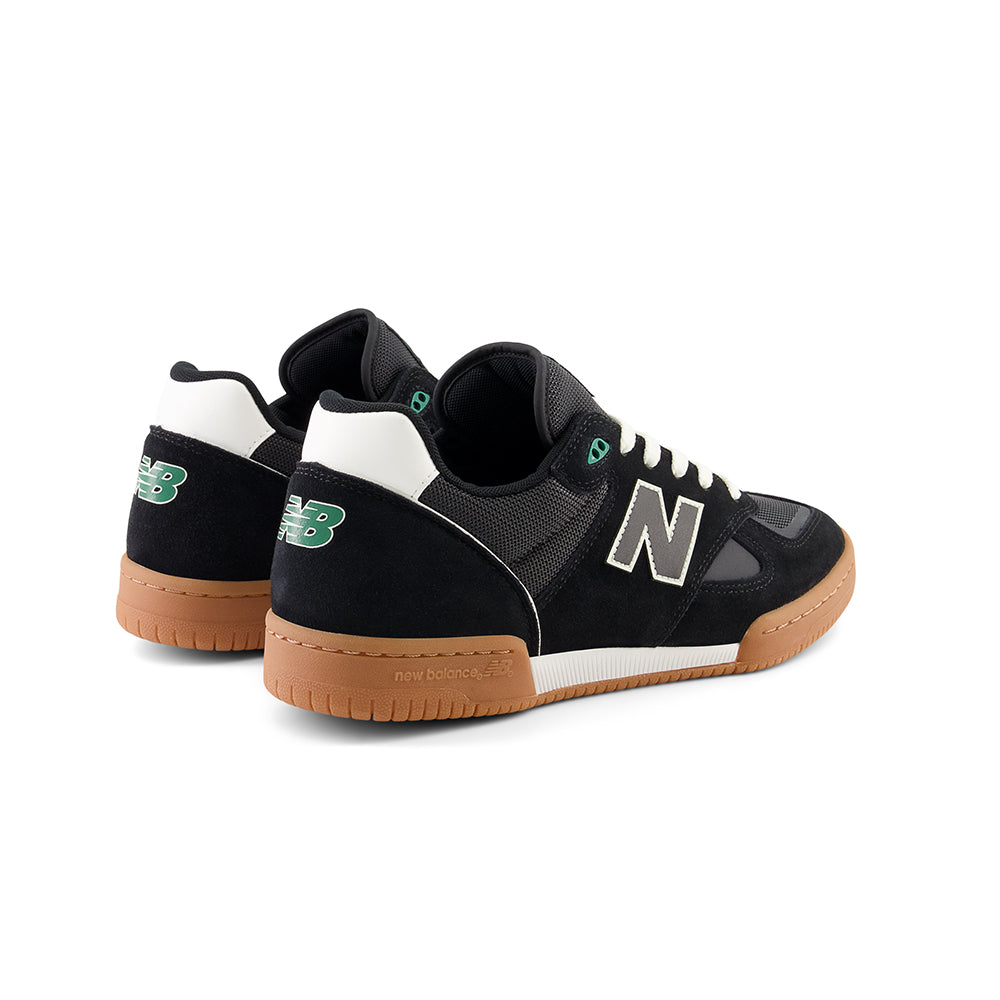 New Balance Numeric 600 Tom Knox black heel oblique