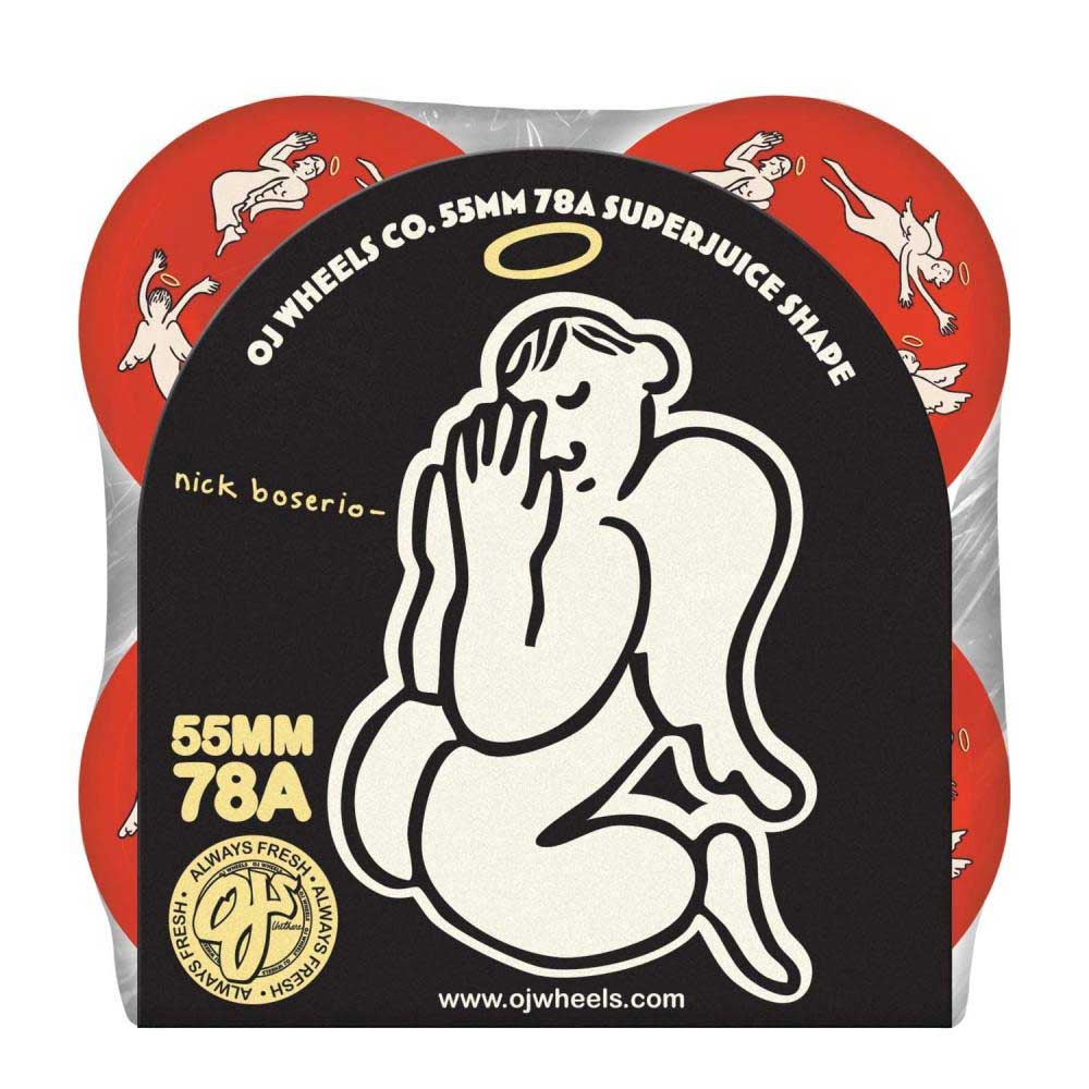 OJs Wheels Boserio Holy Angels Super Shape wheels red