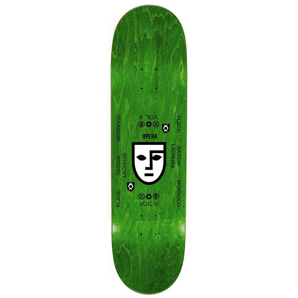 Opera Skateboards Nassim Crypto Deck 8.375 top