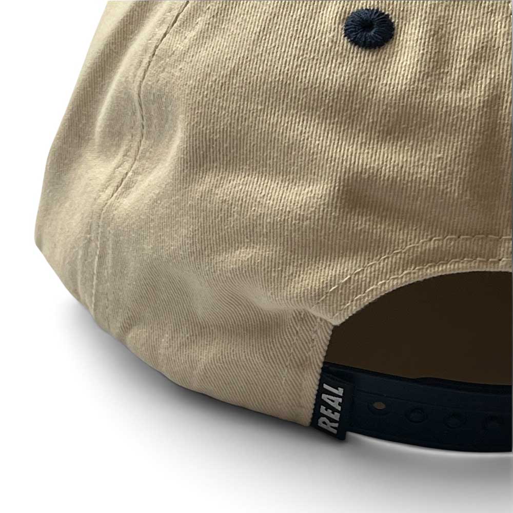 Real Skateboards 3rd & Army Cap back