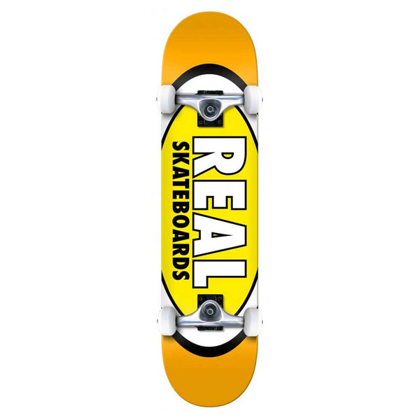 Real Skateboards Oval Logo Complete Small Skateboard 7.5