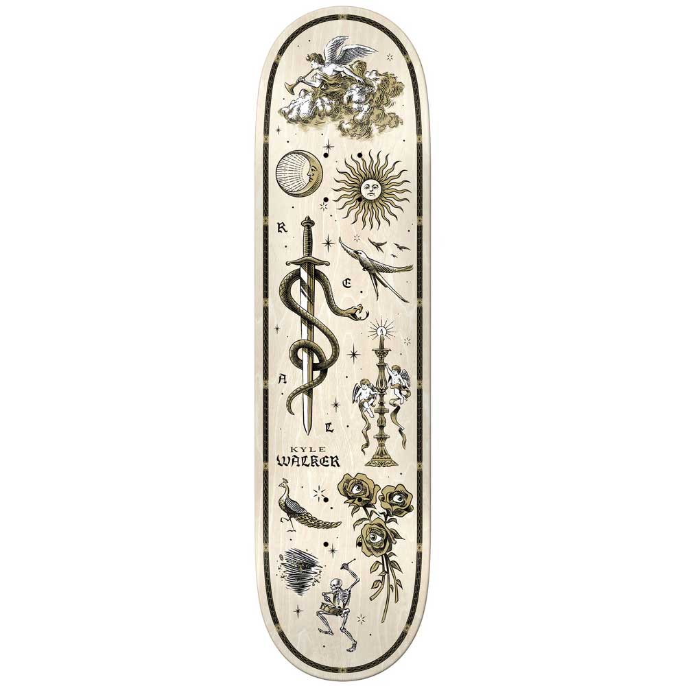 Real Skateboards Kyle Engraved skateboard deck 8.38