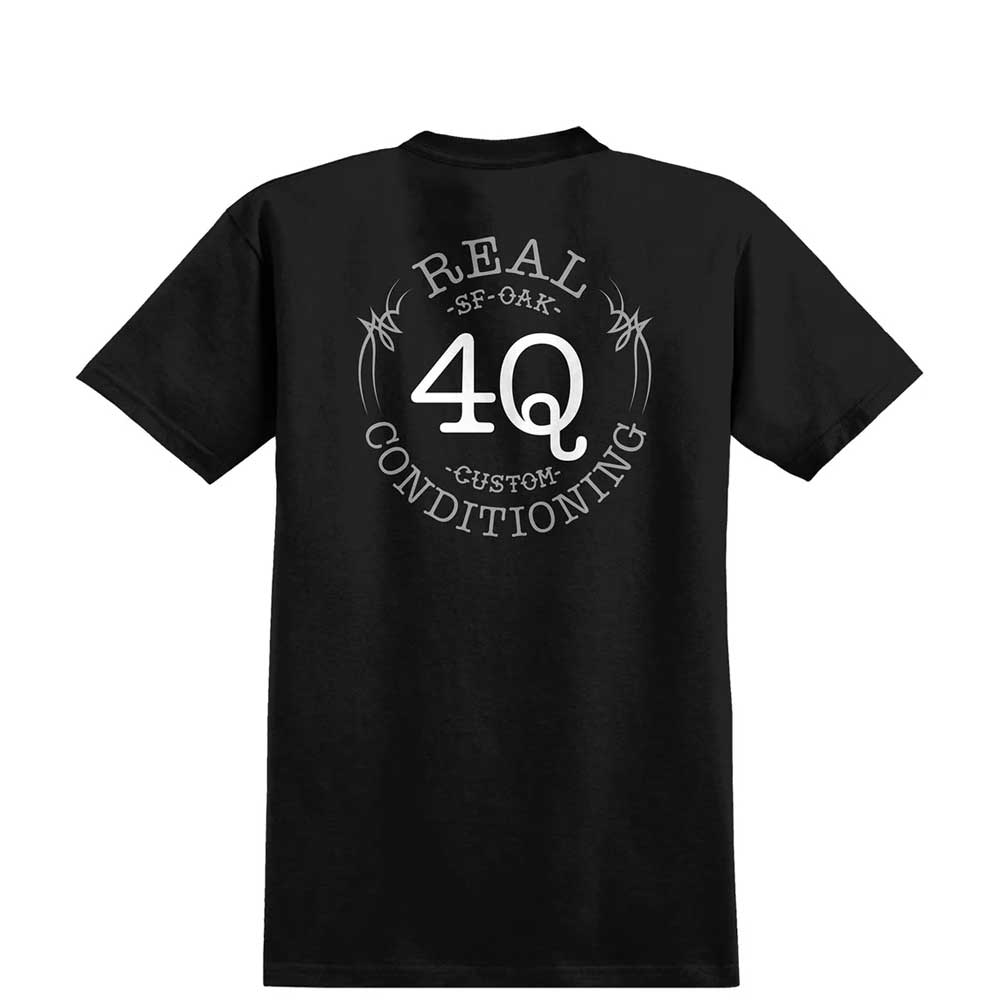 Real Skateboards X 4Q Max Schaff T-Shirt