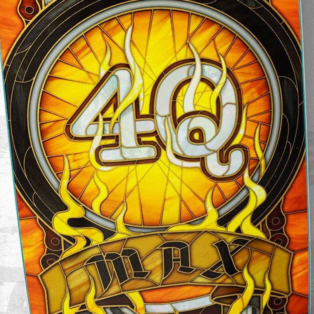 Real Skateboards Max Schaff 4Q Cathedral deck