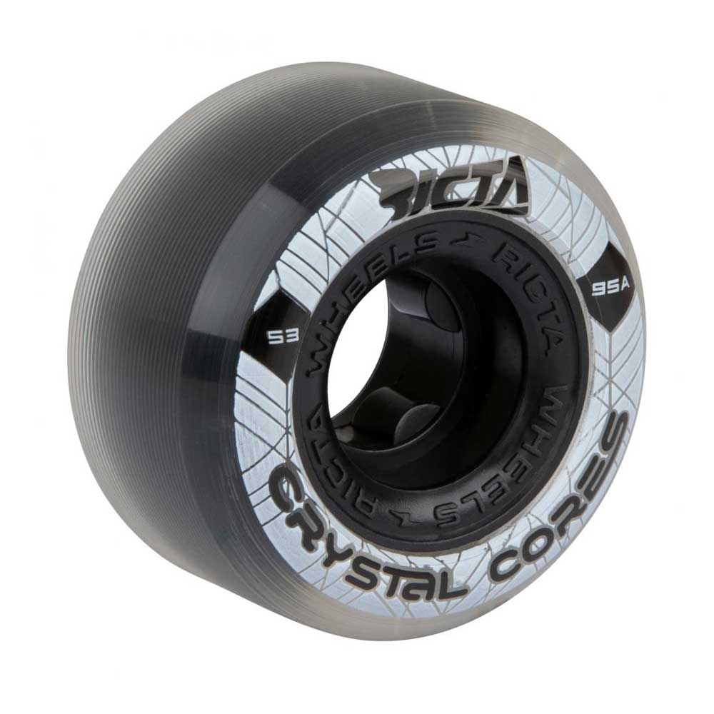 Ricta Crystal Cores Skateboard Wheels 53mm 95a oblique