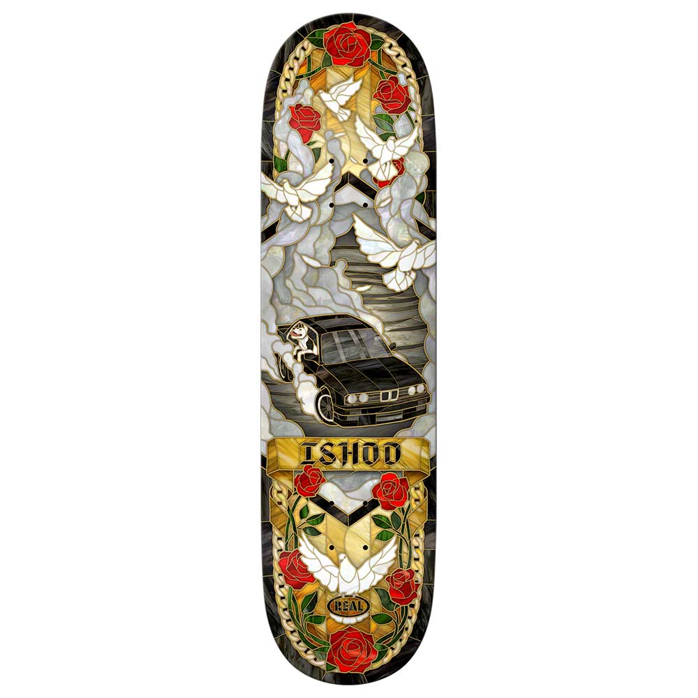 Real Skateboards Ishod Twin Tail Cathedral Deck 8.5
