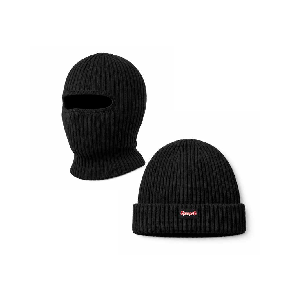 Sabbath Wheels Logo Balaclava Beanie down