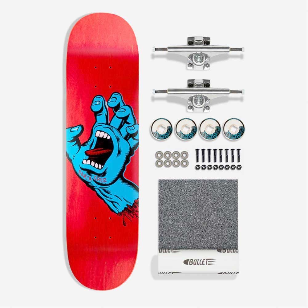 Santa Cruz Screaming Hand Complete Krux Trucks Kit 8