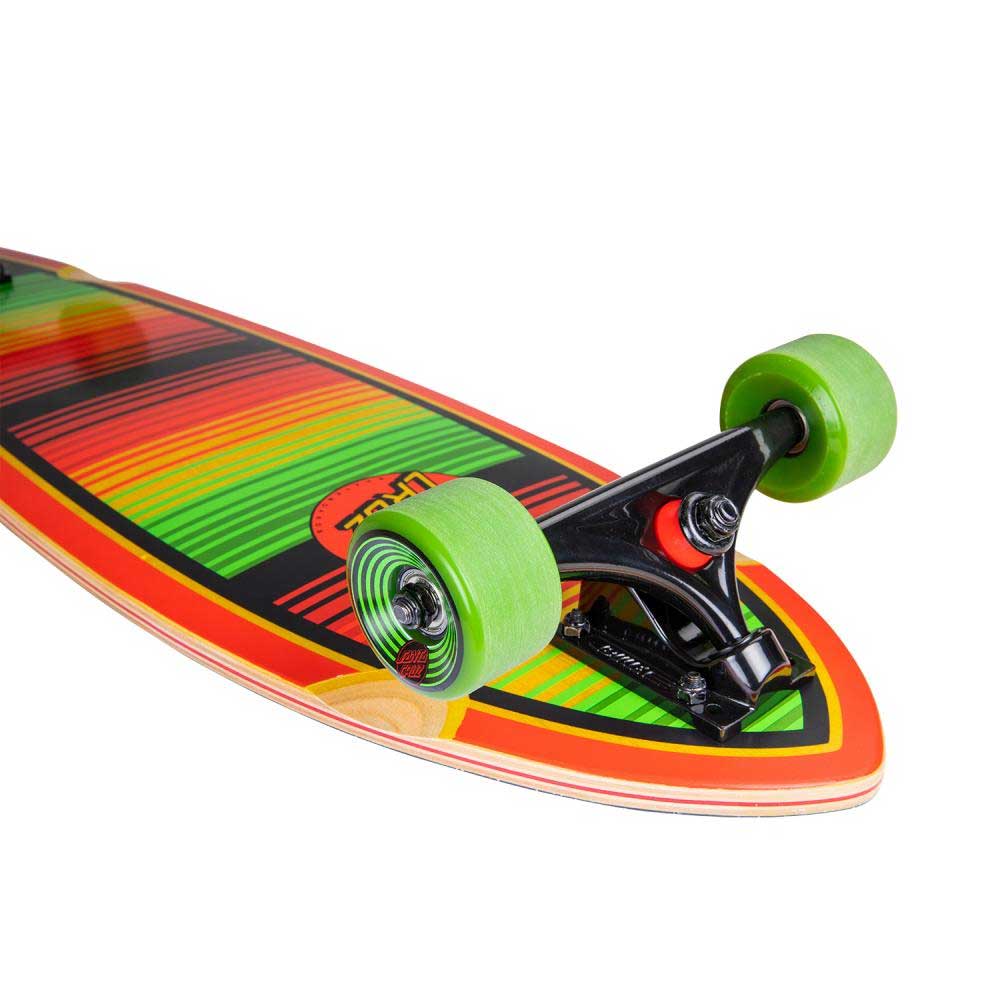 Santa Cruz Serape Dot Pintail Cruiser Skateboard 9.2