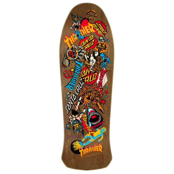 Santa Cruz X Thrasher Salba Oops deck