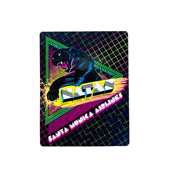 Santa Monica Airlines Natas Neon sticker