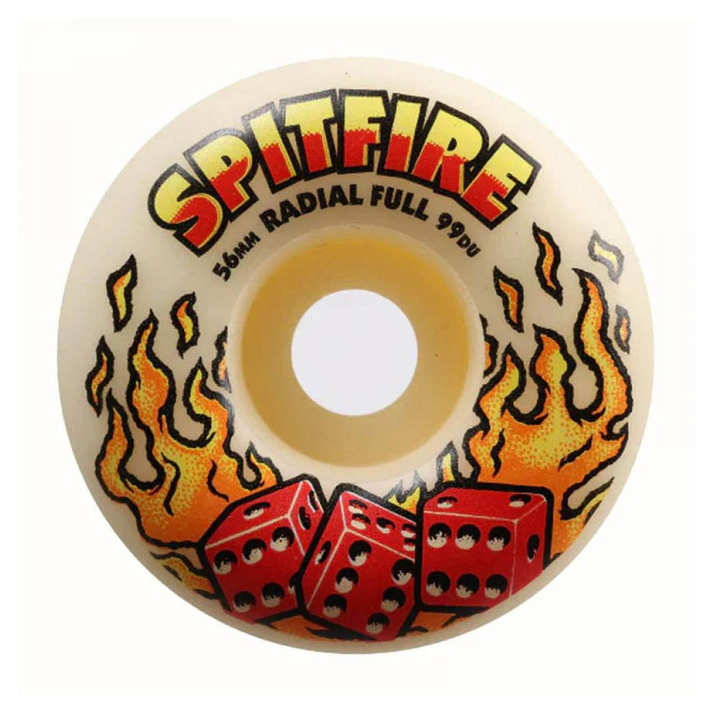 Spitfire Wheels Formula Four Hot Hands Radial Full Wheels 99a 56mm