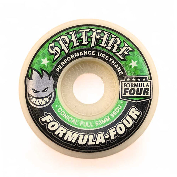 Spitfire Wheels X Ideal Formula Four Conical Full Wheels 99a 53mm