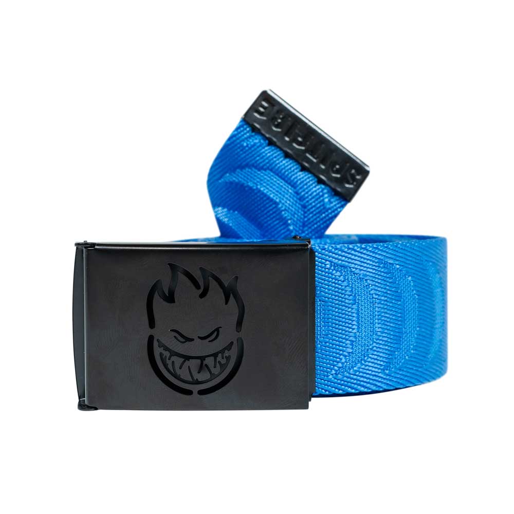 Spitfire Wheels Cut Out Jacquard Web Belt blue