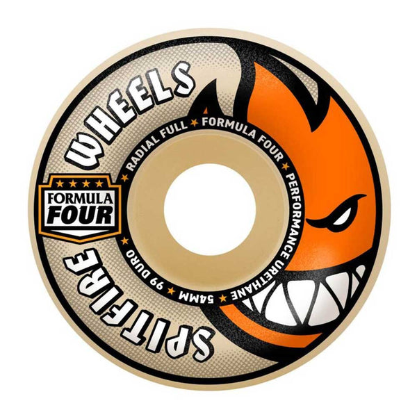Spitfire Wheels Formula Four Radial Full Wheels 99a 54mm