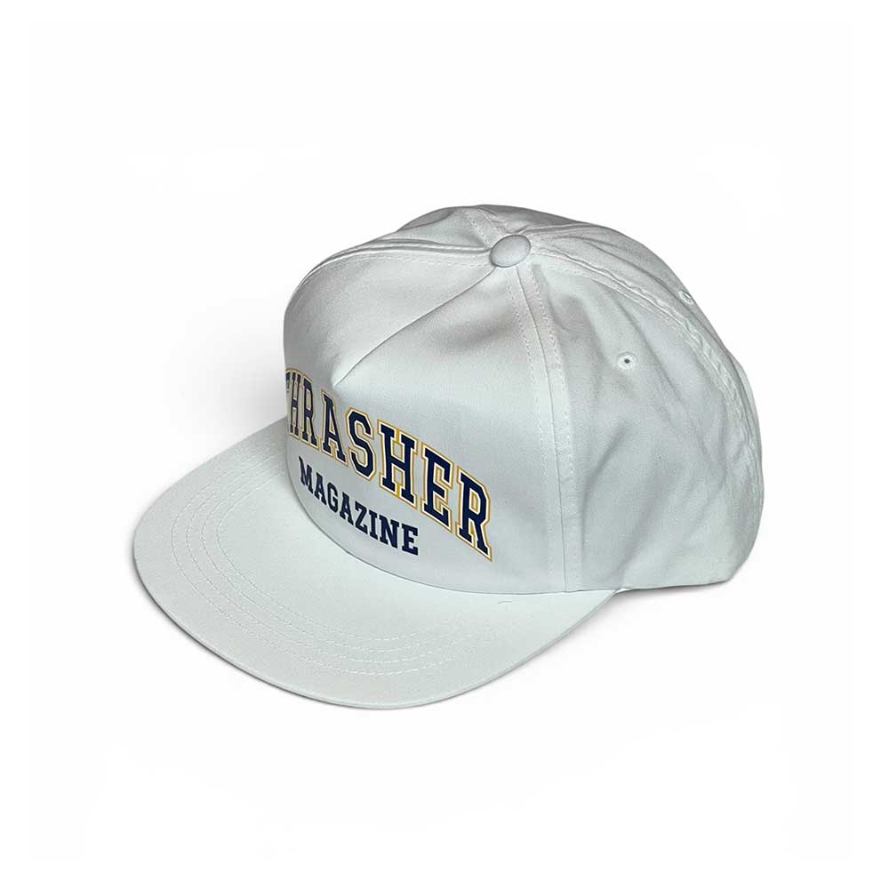 Thrasher Magazine Dropout Cap white