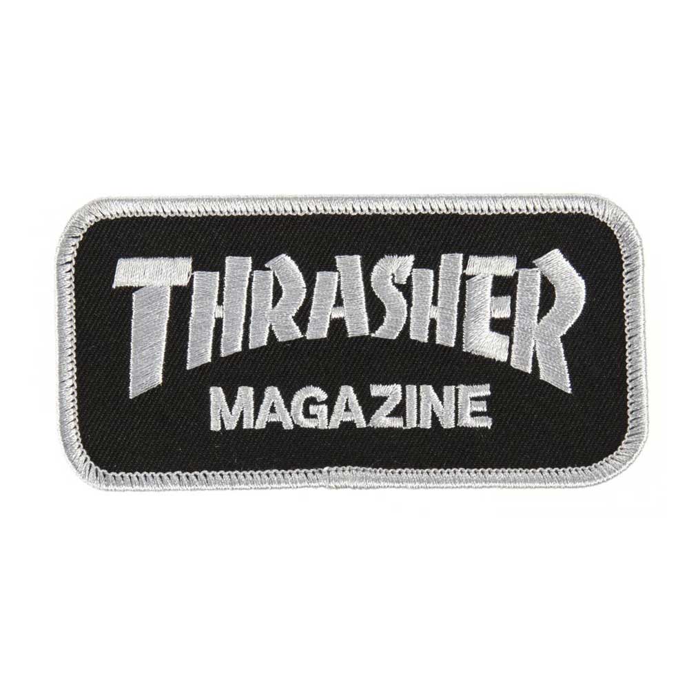 Thrasher Magazine Mag Logo patch black