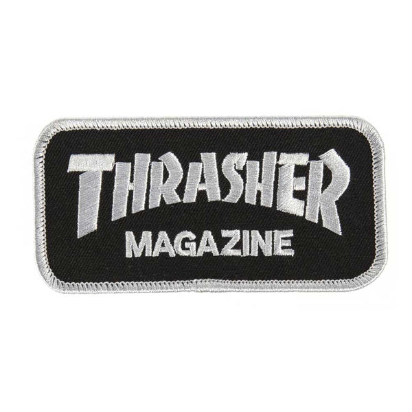Thrasher Magazine Mag Logo patch black