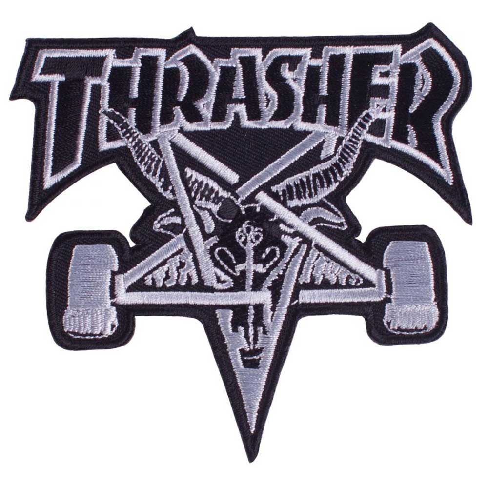 Thrasher Magazine Sk8 Goat patch black