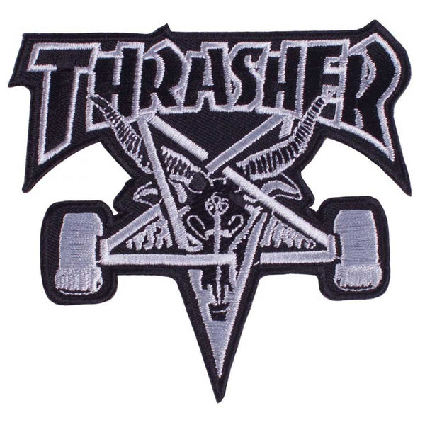 Thrasher Magazine Sk8 Goat patch black