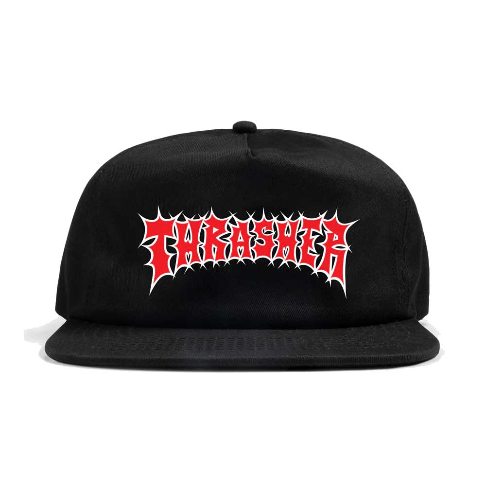 Thrasher Magazine Spikey Cap black front