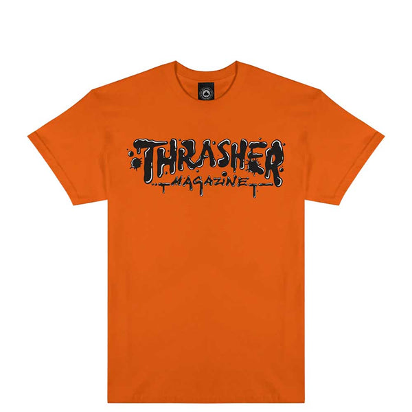 Thrasher Magazine Wet Paint T-Shirt orange