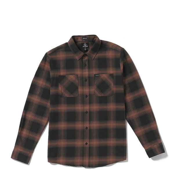 Volcom Clothing Netastone plaid long sleeve shirt