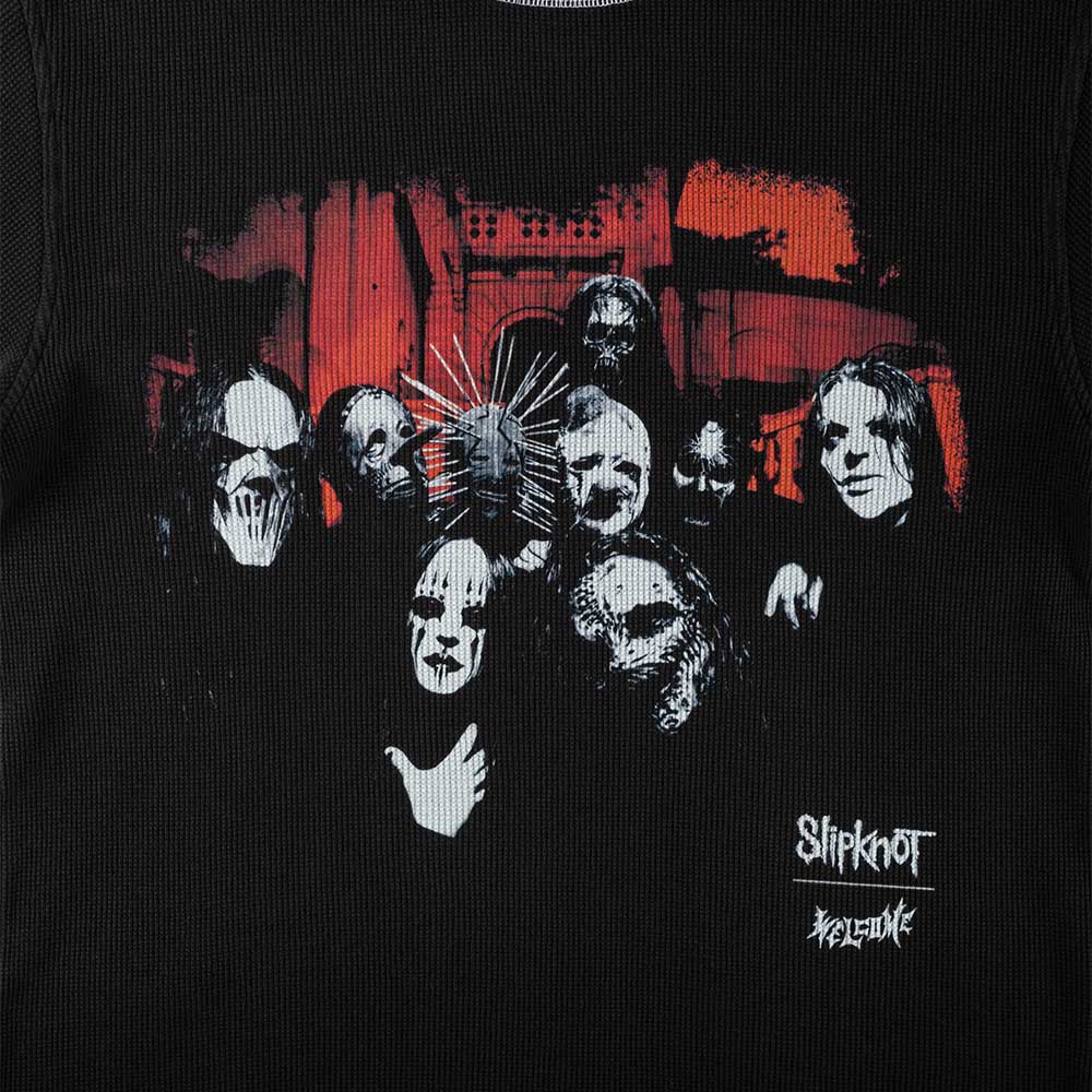 Welcome X Slipknot Contrast Thermal Knit Long Sleeve