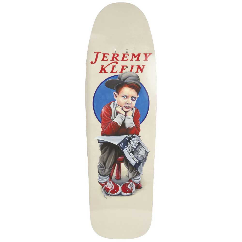 World Industries Jeremy Klein Black Eye Boy Slick Deck 9.625