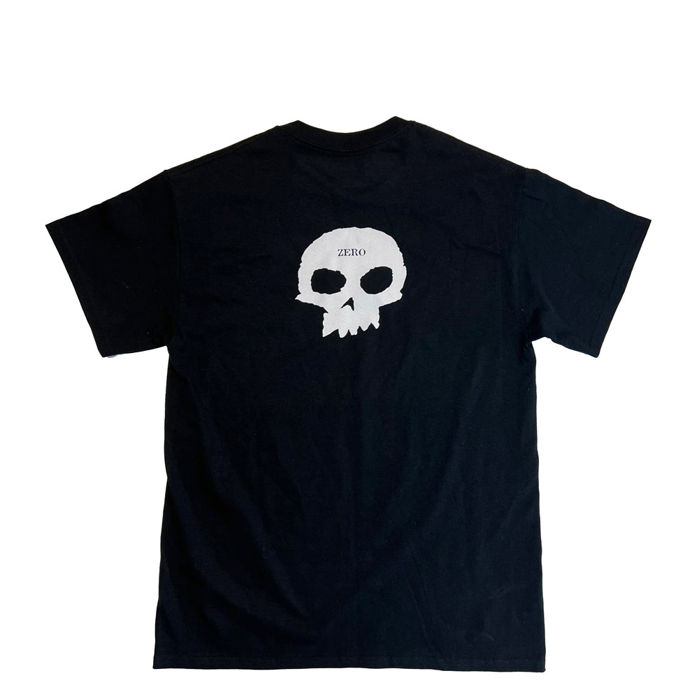 Zero Skateboards Mid Skull T-shirt back