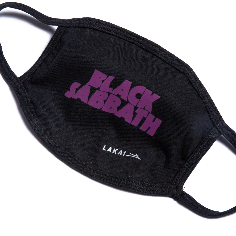 Lakai Footwear Black Sabbath Face Mask
