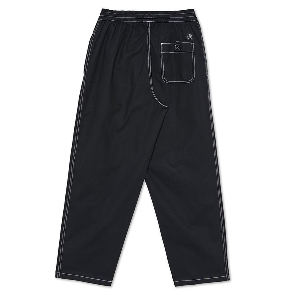 Polar Skate Co Contrast Surf Pants Black back