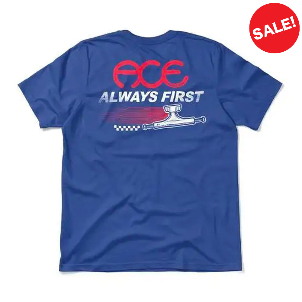 ace-trucks-always-first-t-shirt-royal Sale
