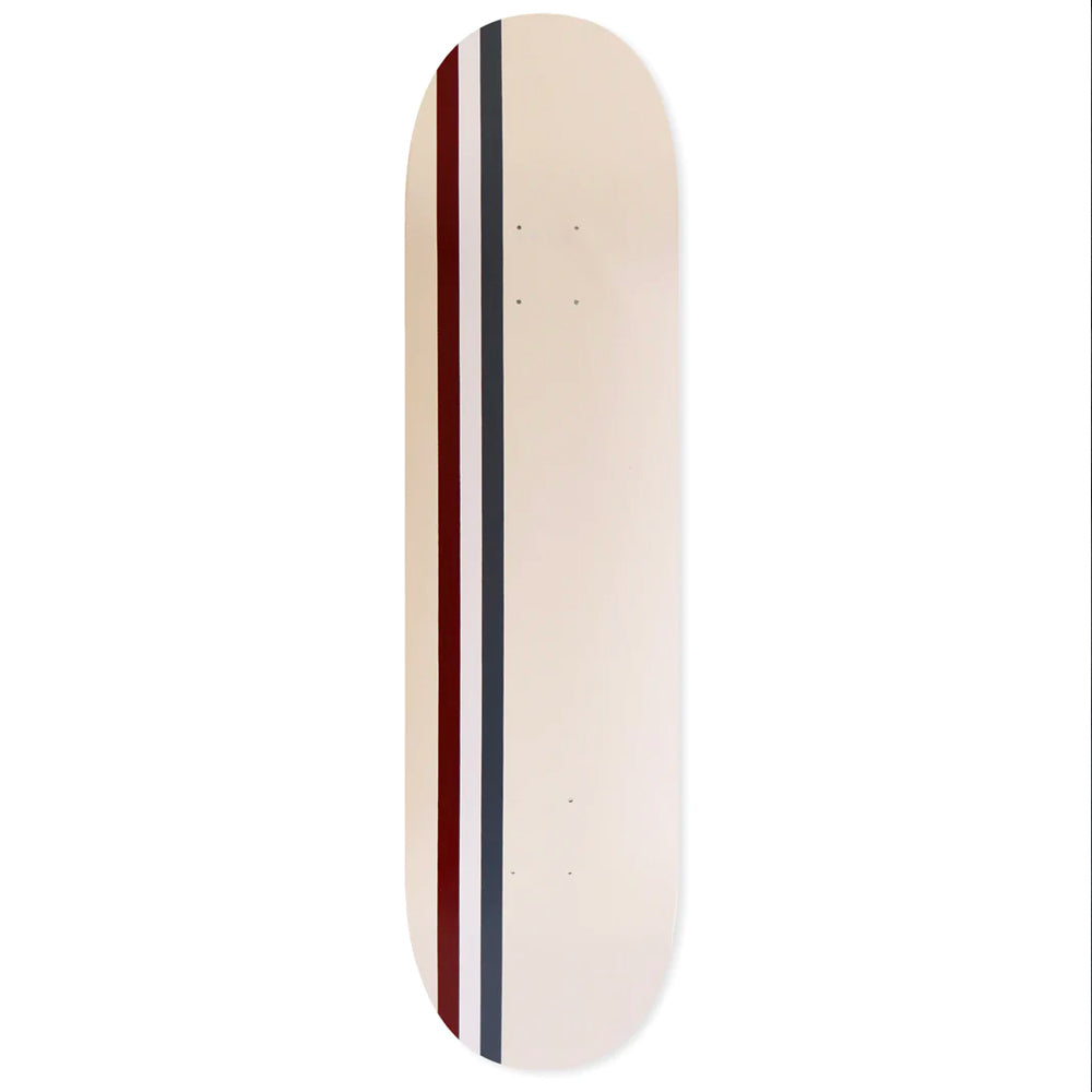 Skateboard Cafe Stripe deck white