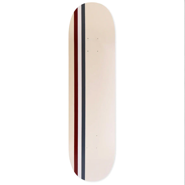 Skateboard Cafe Stripe white-deck