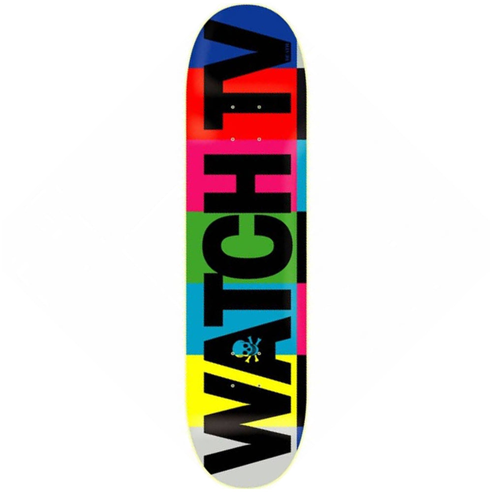 Death Skateboards Watch TV deck. 8.5" wide.