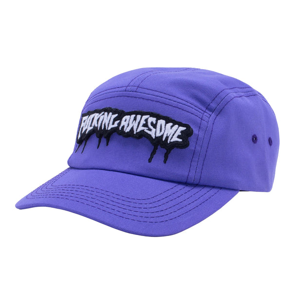 Fucking Awesome Velcro Volley Strapback cap purple