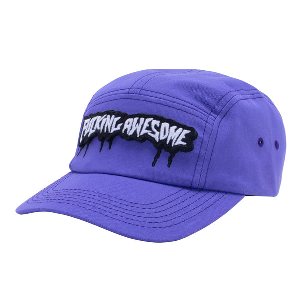 Fucking Awesome Velcro Volley Strapback cap purple