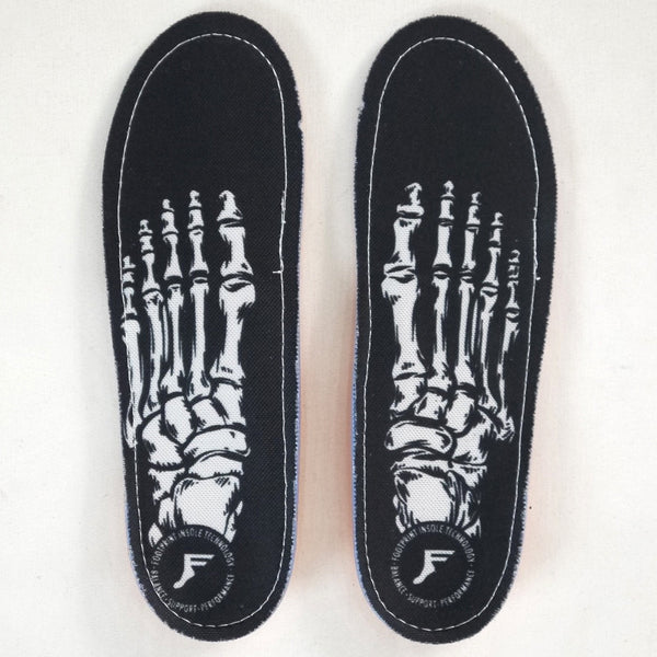 Footprint Insoles Skeleton White Kingfoam Orthotics.