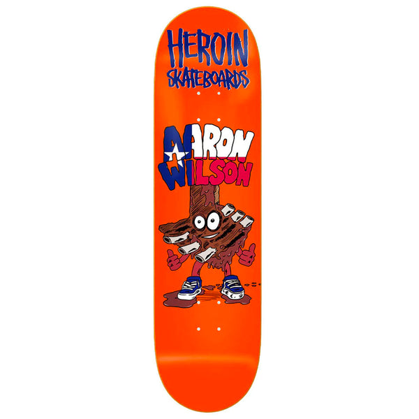 Heroin Skateboards Aaron Wilson Ribs deck