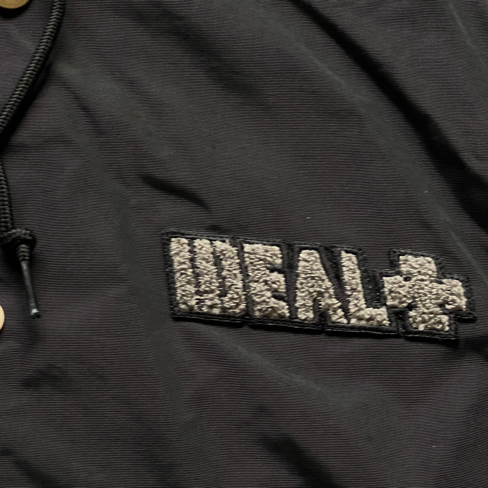 Ideal 0121 Stencil hooded coach jacket black patch