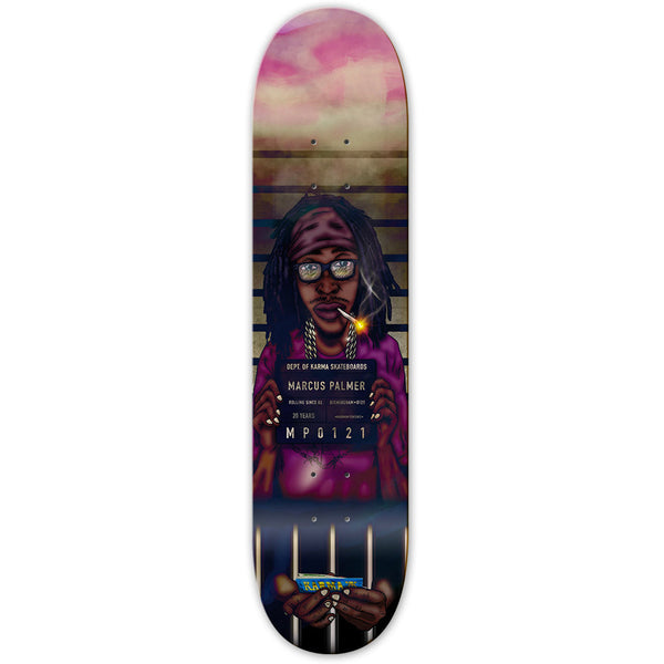 Karma Skateboards Marcus Palmer Mugshot Deck 8