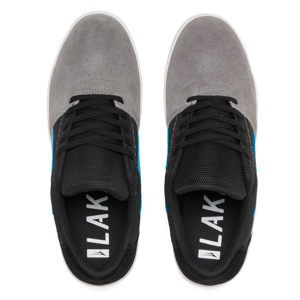 Lakai Footwear Brighton Grey / Light Blue above