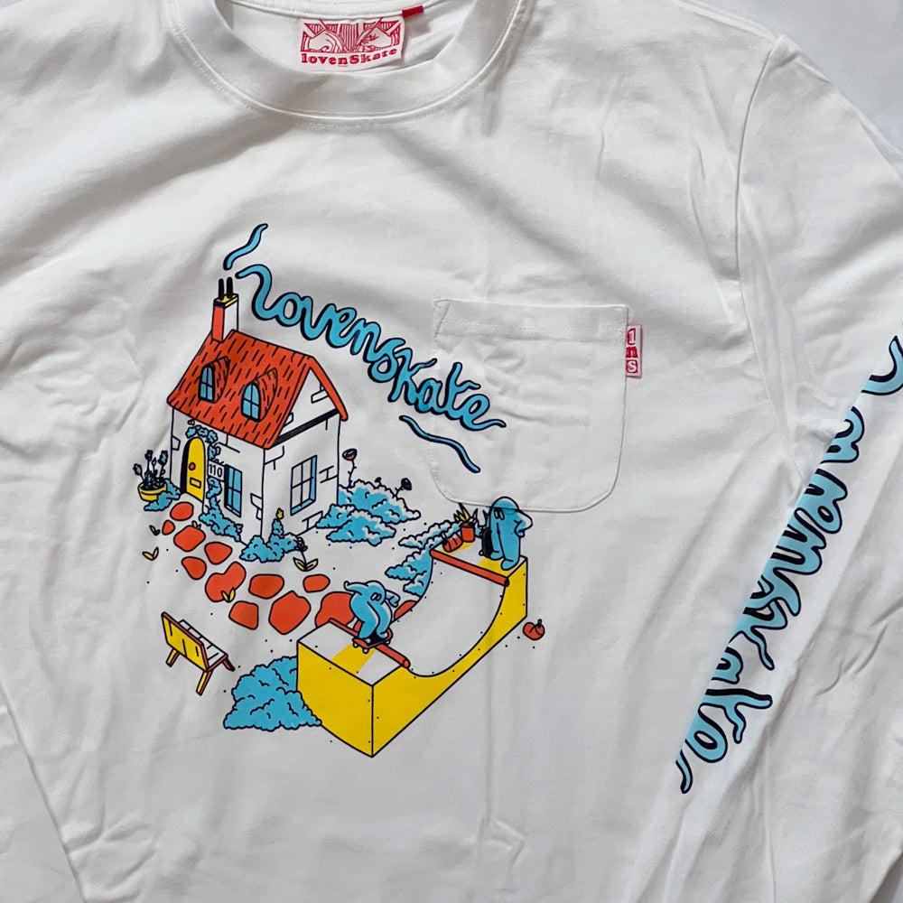 Lovenskate Shire Pocket Long Sleeve T-Shirt detail