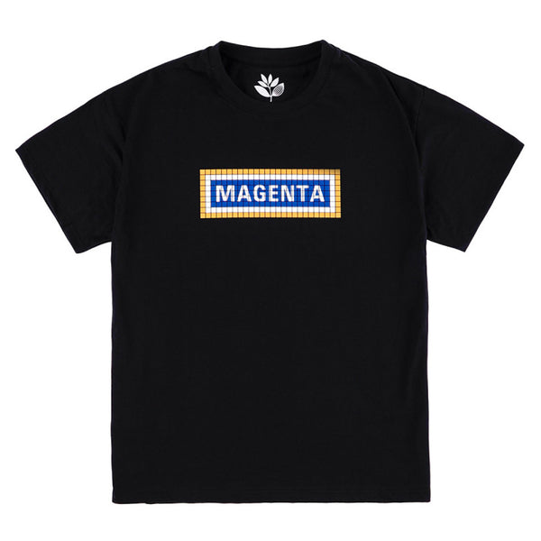 Magenta Station T-Shirt Black