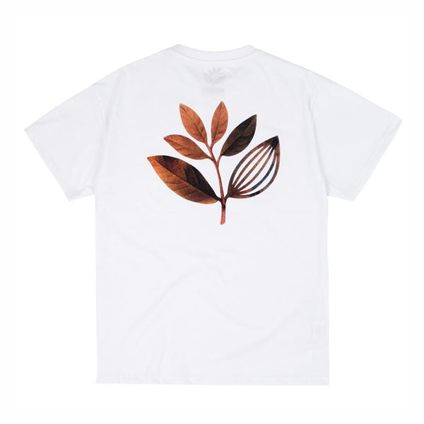 Magenta Fall Leaf T-shirt back
